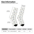 thumbnail image 2 of KLL Funny Kawaii Unicorns Dancing Print Cool Socks Men's Women's Crew Socks Funny Crazy Novelty Stockings, 2 of 6