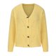 thumbnail image 4 of Blusa cárdigan de abrigo de otoño e invierno de punto con botones de color liso para mujer Pompotops qwe21694, 4 of 9
