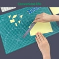 thumbnail image 4 of A4 Self-Healing Cutting Mat Double-Sided Non-Slip PVC Cutting Board with Grid Lines Angled Design, 3mm Thickness, Suitable for Scrapbooking Arts and Crafts Projects, 4 of 8