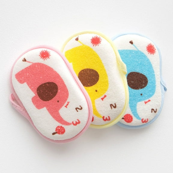 Amosfun Bath Sponge for Babies Baby Bath Sponge 1Set