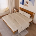 thumbnail image 4 of Ktaxon King Wooden Bed Frame, Platform Bed with Headboard & Slats Support, Brown, 4 of 8