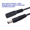 thumbnail image 4 of Methold Cable de CC de 1M, Cable de fuente de alimentación a de 5,5x2,1mm, Cable de extensión de adaptador de CC para lámpara LED de Electrónica, 4 of 8