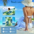 thumbnail image 4 of Big Spring Sale Today's Deals Microfiber Beach Towel Super, Lightweight Special Pattern Bath Towel, Sandproof Beach Blanket, Multi-Purpose Towel for Travel Swimming Pool Camping 27.56X55.12In, 4 of 6