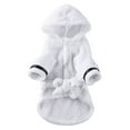 thumbnail image 2 of SeekLGT Pet Bathrobe Soft Absorbent Dog Bath Robes for Large Dogs and Small Dogs Quick Drying Puppy Robe Nightgown Pajamas for Grooming and Hotel Use 1pc, 2 of 9