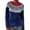 A04-Dark Blue, variant on sususu Womens Fair Isle Sweater Casual Knitted Sweater Colorful Striped Long Sleeve Crewneck Pullover Jumper Top,A04-Dark Blue,XL