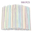 thumbnail image 1 of 900pcs Plastic Disposable Straws For Parties/bar/beverage Shops/home Straws, 1 of 1
