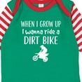 thumbnail image 4 of Inktastic Dirt Biking Motocross Future Dirt Biker Boys or Girls Long Sleeve Baby Bodysuit, 4 of 5