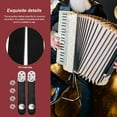 thumbnail image 4 of BESTYASH 1 Set Bellows Belt Fittings Black Cowhide Replacement Fasteners for Beginners, 4 of 6