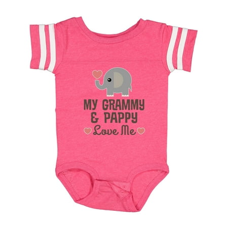 

Inktastic My Grammy and Pappy Love Me Grandchild Gift Baby Boy or Baby Girl Bodysuit