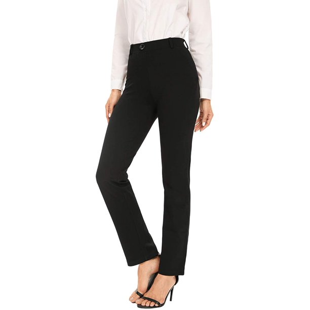 Womens Black Stretch Dress Pants Slim Fit Womens Black Stretch Dress Pants  Sale Womens Black Dress
