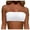 White, variant on Tube Tops for Women Removable Shoulder Strap -free Bandeau Swim Top with Strapless Design Versatile Tube Top Swimwear for Pool and Beach