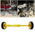 thumbnail image 3 of Aluminum Alloy Bike with Extension Rod Folding Rear Rack Golden, 3 of 8