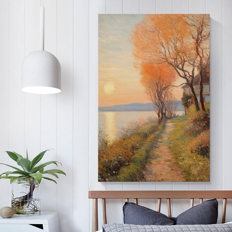 Alfred Sisley Print Painting (82) Canvas Wall Art Poster