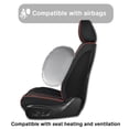 thumbnail image 5 of 2009 for Scion Xd Car Seat Cover, Red Edge Car Seat Covers, Faux Leather Full Set of 5 Seats Anti-Slip Beautify Interior, Give Your Interior a New Look, 5 of 9
