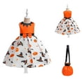 thumbnail image 4 of Cowsor Kids Girl Dress Halloween Costumesdress Dresses Sleeveless Dress Up Short Sleeve Dresses Girl Halloween Family, 4 of 7