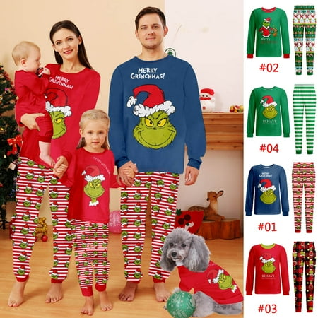 

Family Matching The Gr1nch Christmas Pyjamas Mens Ladies Kids Christmas Pyjamas