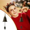 thumbnail image 2 of ZLBDYG Vintage Metal Jingle Bells with 3D Owl & Leave Design - Rustic Charm Farmhouse Christmas Wedding Decor for Indoor Outdoor Festive Hanging Arrangements and Holiday Atmosphere, 2 of 9