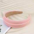 thumbnail image 6 of Unique Bargains 1 Pc Elegant Pure Color Headbands for Women Pink, 6 of 6