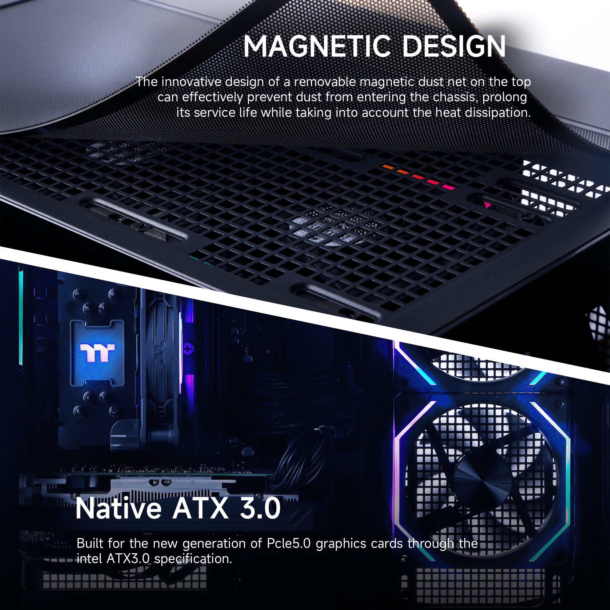 Mloong Gaming PC Desktops AMD Ryzen5 5500, Radeon RX 6500XT 4GB, 1TB SSD, 16GB RAM, 650W, Win11, Wifi, PC Gaming