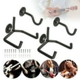 thumbnail image 2 of Horizontal Guitar Wall Mount Hanger Stand Holder Hook wall Display Bass 2 Packs, 2 of 13