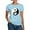 Light Blue, variant on - Wolf Therian Ying Yang Women's Light T Shirt - Women's Classic T-Shirt