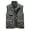 Army Green, variant on Mens Zip up Jacket Lightweight Dry Faster Sleeveless Cargo Vest Thermal Solid Coat Fall Breathable Hiking Travel Tops
