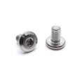 thumbnail image 3 of Biaungdo M6 x 10 mm de acero inoxidable cabeza plana hexagonal tornillos tornillos avellanados conector sujetador paquete de 30, 3 of 3