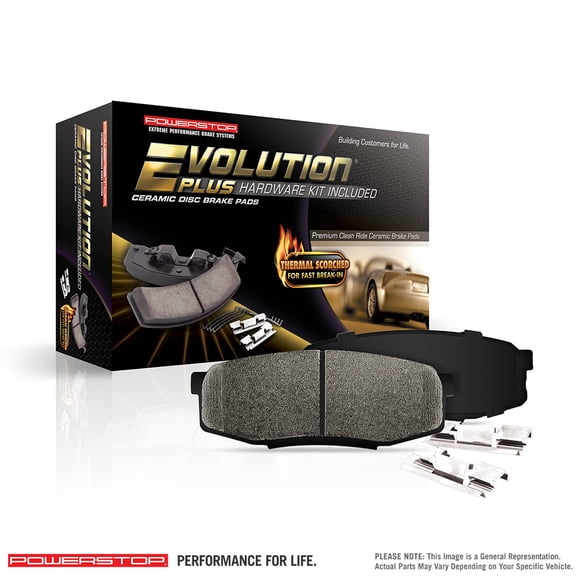 PowerStop 17-1446 Power Stop - Rear Z17 Low-Dust Ceramic Brake Pads with Hardware Fits select: 2009-2010 HYUNDAI SONATA, 2009-2011 HYUNDAI AZERA
