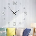 thumbnail image 4 of Large Wall Clock DIY Sticker, Modern Home Decor, Customizable Timekeeping, Minimalist Design, For Living Room, Office, Special Occasion, Wall Art, Durable Vinyl Stickers, Artistic Wall Accents, 4 of 8