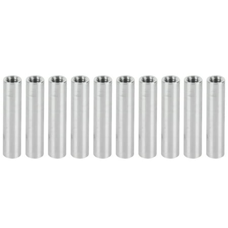 

10 Pack M4 x 0.7mm Threaded Aluminum Alloy Round Column Standoff Spacers - 28mm Length - Female Thread Support Fasteners