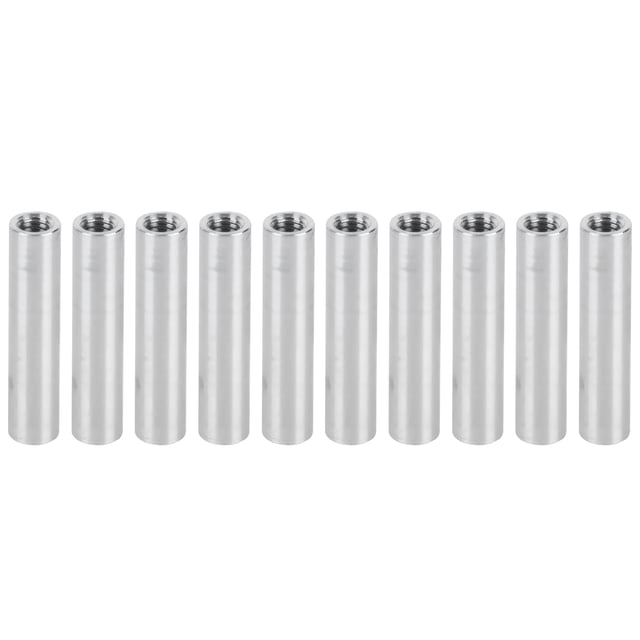 Colonne en Alliage d'Aluminium, 6mm Extérieur Dia Rond Standoffs M4x0.7mm 10Pcs Attaches Entretoises Durables pour le Support Structurel pour la Connexion de Pièce Longue 24mm