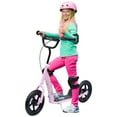 thumbnail image 2 of HOMCOM Adjustable Height Kick Scooter for Kids 5-12 Years, Pink, 2 of 9