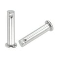 thumbnail image 4 of Uxcell Single Hole Clevis Pins - 8mm x 35mm Flat Head 304 Stainless Steel Link Hinge Pin 10 Pcs, 4 of 5