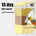 thumbnail image 2 of LHNFT Hanging Bird Feeder 1.7L Large Capacity, Automatic Cage Accessories, Transparent Food Container for Parakeets, Cockatiels, Finches, Lovebirds, 2 of 7