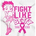 thumbnail image 2 of Breast Cancer Fight Like Betty Boop Girls Kids T Shirt Tees Teen Brisco Brands L, 2 of 5