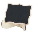 thumbnail image 3 of Mini tableau noir, Delaman 10 Pcs 3.2x2.2 Po Mini tableau pratique en bois robuste Mini Message durable pour la maison, Restaurant, 3 of 13