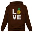 thumbnail image 1 of Tstars Womens I Love Pineapples Sweatshirt Best Gift for Pineapple Lovers Christmas Birthday Gift Idea for Women Hoodie, 1 of 6