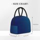 thumbnail image 2 of Fotbe teal blue Bolsa de Almuerzo con Estampado, Lonchera Aislada, Contenedor de Comida Reutilizable Tipo Cooler a Prueba de Fugas, 2 of 6