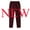 Wine, variant on Egzmbll Up to 60% Off Jogging Pants for Women Men's Fashion Drawstring Elastic Waist Solid Color Casual Sweat Length Pants