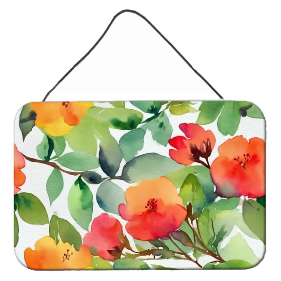 Carolines Treasures DAC1633DS812 12 x 8 in. Unisex Connecticut Mountain Laurels in Watercolor Wall or Door Hanging Prints