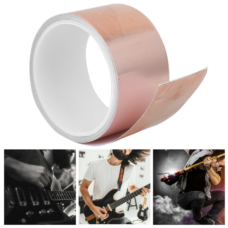 Copper Foil Tape (3X 275) with Conductive Adhesive for Guitar EMI  Shielding