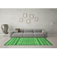 thumbnail image 3 of Ahgly Company Indoor Rectangle Abstract Emerald Green Modern Area Rugs, 5' x 8', 3 of 4