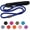 Dark Blue, variant on Strong Slip Rope Dog Training Leash (4ft) - Heavy Duty Durable Braided Nylon Lead with Rubber Stopper & Padded Handle - Large Medium Small Dogs No Pull Walk Leash (Orange, 1/2" x 4ft)