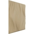 thumbnail image 2 of Ekena Millwork 19 5/8"W x 19 5/8"H Billow EnduraWall Decorative 3D Wall Panel, UltraCover Satin Smokey Beige (Covers 2.67 Sq. Ft.), 2 of 6
