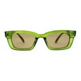 thumbnail image 1 of Retro 1990s Rectangle Cat Eye Vintage Sunglasses All Green, 1 of 4