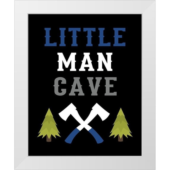 Robinson, Tamara 12x14 White Modern Wood Framed Museum Art Print Titled - Little Man Cave