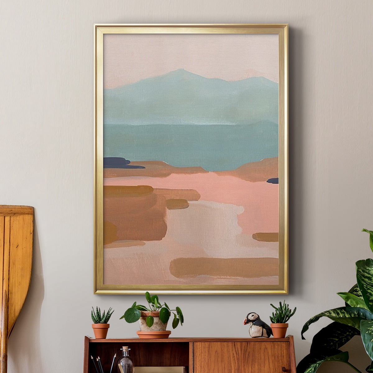 Desert Sunrise I Premium Framed Print, in Gold, Black, or Silver - Ready to Hang