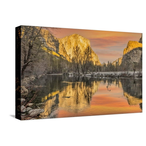 Art.com Valley View, Yosemite, California. Stretched Canvas Print Wall Art by John Ford, 18" x 12"