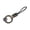 C, variant on Simulated Leather Keychain With Finger Rings And Adjustable Wrist Strap Trendy Key Holder For Car Keys Organization
