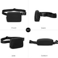 thumbnail image 3 of AIGIA Small Fanny Belt Bag Waist Pack Crossbody Bags Bum Bag for Running Hiking Travel Workout Adjustable Strap for Women -black, 3 of 6